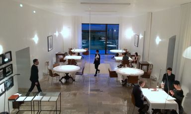 La sala del Reale Casadonna di Castel di Sangro
