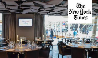 Even the prestigious New York Times, one of the most influential and famous publications in the world, covers Identità Expo, the format created by Identità Golose for the 2015 World Fair. They mention a lesson by Andrea Ribaldone, our executive chef, and quote founder and curator Paolo Marchi