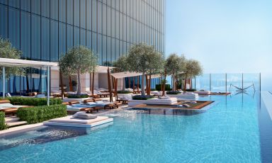 La sky pool del One&Only One Za’Abeel di Dubai 
