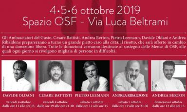 Cinque chef uniti per sostenere Opera San Francesco
