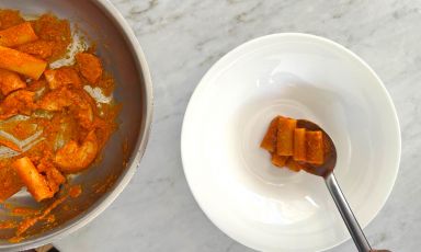 I Rigatoni con la pajata, piatto tradizionale a sorpresa a La Taverna di Bacco, indirizzo di fine dining di Nettuno (Roma)
