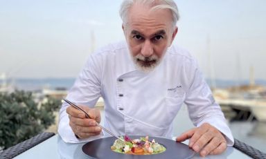 Lo chef Pasquale Caliri del Marina del Nettuno Yachting Club di Messina. È anche un Ambasciatore del Gusto
