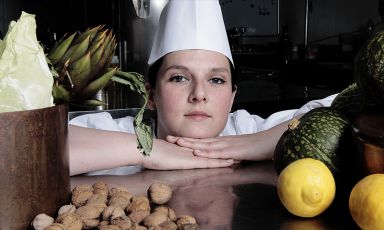 Sara Preceruti, dopo l'esperienza a La Locanda del Notaio, si è spostata poco distante, all'Antico Crotto di Porlezza (via Osteno 33, tel. +39.0344.72724)