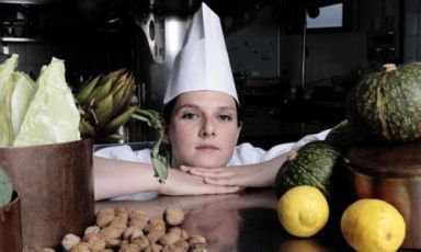 Sara Preceruti, classe 1983, chef de La Locanda del Notaio di Pellio Intelvi, Como, 1 stella Michelin, insegna in cui lavora da 10 anni. E la miglior chef donna per la Guida Identità Golose 2014