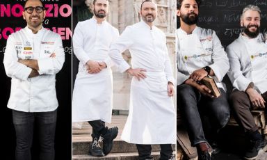 Gli chef protagonisti della cena all'Hub di Identità Golose Milano
