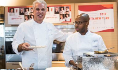 Eric Ripert , chef del ristorante Le Bernardin di New York, 3 stelle Michelin, 17mo posto nella World’s 50Best. Foto di Brambilla/Serrani
