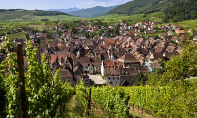Riquewihr è uno dei paesi più suggestivi dell'Alsazia
