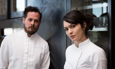 Chiara Pavan, chef del Venissa a Mazzorbo, Laguna di Venezia, con il compagno Francesco Brutto, lui ha voluto lei lì quando ha assunto la consulenza del locale
