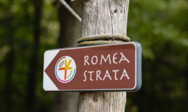 La Romea Strata. Nel tratto che abbiamo percorso, il cammino &egrave; molto variegato, attraversa le montagne e le valli del Trentino Alto Adige fino ad arrivare al Passo Pian delle Fugazze che attraversa la Catena del Monte Pasubio fino a scendere nella Pianura Padana, direzione Schio. Il territorio &egrave; caratterizzato da una natura selvaggia e verdeggiante. Molti sono i punti di interesse storico e religioso; l&rsquo;enogastronomia risente delle varie tradizioni etniche insediate in queste terre.
