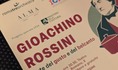 L'iniziativa "Gioachino Rossini. L'arte del gusto e del belcanto",&nbsp;promossa da Roma Tre Orchestra, Universit&agrave; Roma Tre e ALMA &ndash; La Scuola Internazionale di Cucina Italiana
