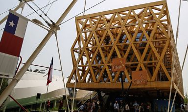 The Chilean Pavilion at Expo 2015 presents the gas