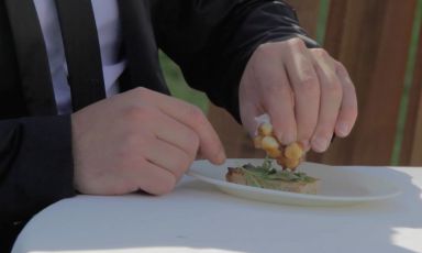 Un frame dal video originale Ail Glacè del Mugaritz (vedi qui)
