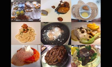 Le 9 immagini che riassumono il Best of 2016 del giornalista Gabriele Zanatta: ci sono i piatti di 7 cuochi (Corrado Assenza, Riccardo Camanini, Luca De Santi, Luca Fantin, Matias Perdomo, Errico Recanati e Luigi Taglienti), un mini-menu degustazione per bambini (di Mauro Uliassi) e un ricchissimo vassoio da colazione (di Iside De Cesare). Tutti i dettagli, nella fotogallery

