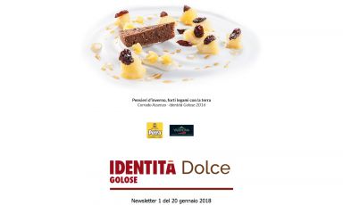 Il logo di Identità Dolce, la nuova newsletter di Identità Golose oggi al debutto. Per iscroversi e riceverla gratuitamente, clicca qui e compila il form
