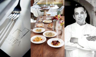 Al Serenissima Boutique Hotel di Chanià, l'antico porto veneziano de La Canea, a Creta, un ristorante di livello di uno chef cretese cosmopolita
