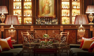 Il bancone dell'Atrium Bar del&nbsp;Four Seasons, Borgo Pinti&nbsp;99 a&nbsp;Firenze (foto&nbsp;fourseasons.com)&nbsp;
