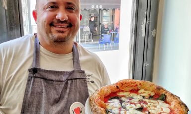 Luca Doro, maestro pizzaiolo della pizzeria Doro Gourmet a Macerata Campania in provincia di Caserta, una pizzeria di destinazione, come lui ama definirla
