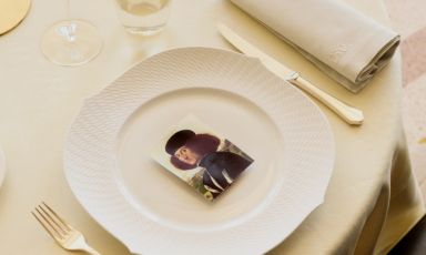 L'Omaggio al Carpaccio di Vania Ghedini, chef del ristorante Oro al Belmond Hotel Cipriani. Crediti fotografici @Belmond
