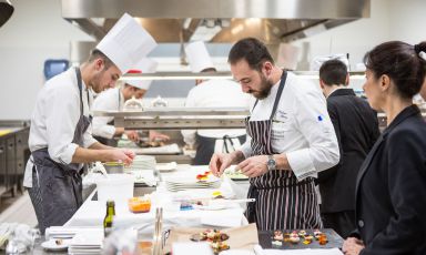 Stefano Sforza, chef del ristorante Les Petites Madeleines del Turin Palace Hotel di Torino, 31 anni

