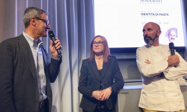 Da sinistra: Riccardo Felicetti, Eleonora Cozzella, Andrea Ribaldone
