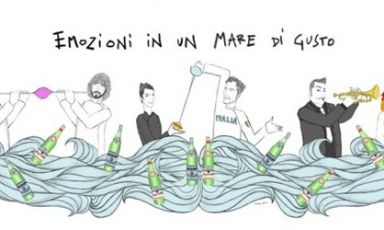 Nell'illustrazione di Gianluca Biscalchin le coppie protagoniste degli incontri organizzati alla tavola di Acqua Panna e S.Pellegrino durante il congresso Identità Milano 2013, dal 10 al 12 febbraio: da sinistra Jordi Roca e Matias Perdomo, Cristina Bowerman e Diego Confalonieri, Roy Paci e Lorenzo Cogo. ApSp sarà inoltre protagonista della seconda edizione del Milano Food&Wine Festival, dal 9 all'11 febbraio, con la ricetta segreta di Eugenio Boer, Andrea Aprea e Viviana Varese e con i Water&Wine Tasting