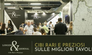 Lo stand Longino al MiCo nei giorni di Identità Milano 2021
