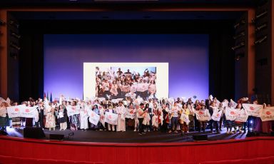 Un'immagine della cerimonia di apertura di Terra Madre Salone del Gusto 2026
(tutte le foto sono di Slow Food Italia)
