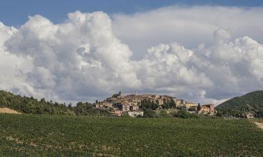 Uno scorcio meraviglioso della Toscana, casa dell'azienda agricola Trequanda
