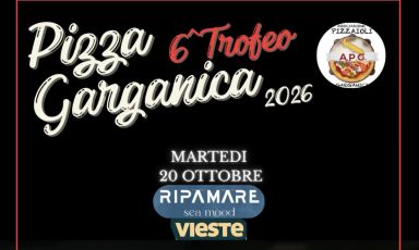 Il 6&deg; Trofeo Pizza Garganica&nbsp;&egrave; in programma il 20 ottobre a Vieste (Foggia)
