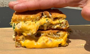 La pizza ispirata al Tuna melt di Pizza Chef a Roma
