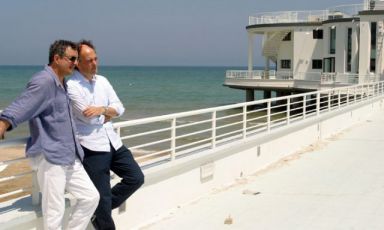 Mauro Uliassi e Moreno Cedroni in una foto d'archivio. Sono le stelle più brillanti della cucina marchigiana
