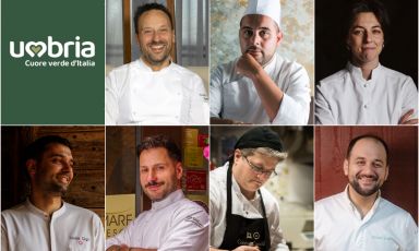 I sette chef relatori di Identità Umbria, marted