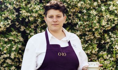 Vania Ghedini, chef dell&rsquo;Oro all'Hotel Cipriani, A Belmond Hotel, Venice di Venezia, sotto la consulenza di Massimo Bottura
