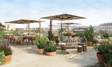 il rooftop del nuovo Six Senses Rome
