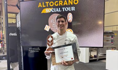 Daniele Bianchi - della bakery Pane e Pazienza di Roma - &egrave; il vincitore della finale del Buona Era Social Tour powered by Identit&agrave; Golose

