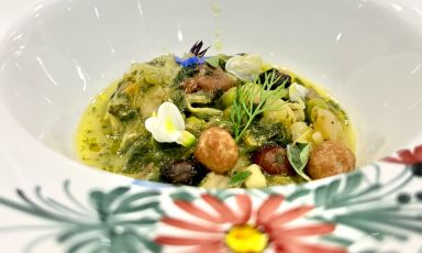 Le Virt&ugrave; del Primo Maggio, versione di mare, del ristorante Il Palmizio di Alba Adriatica (Teramo)
