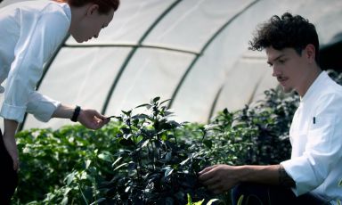 A visit to Pozzuolo Martesana, a short drive from Milan, to meet Lorenzo Vecchia and Olexandra Marfia, young patron-chefs at Volm
