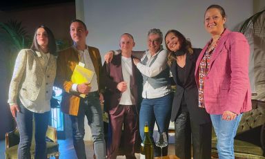 La presentazione del libro a Verona. Da sinistra, 