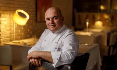 Fundim Gjepali, lo chef e patron di Antico Arco&nbsp;a Roma
