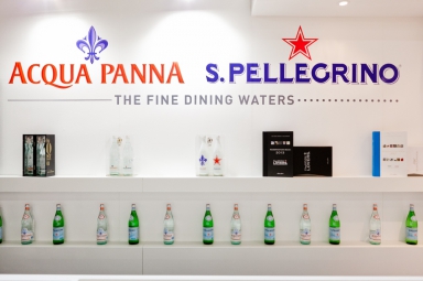 Lo stand di Acqua Panna e S.Pellegrino a Identità Milano 2013