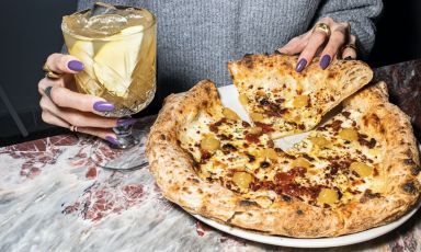Camouflage è il Piatto dell'Estate 2022 del pizzaiolo Gennaro Battiloro della pizzeria Battil'oro a Querceta di Seravezza in provincia di Lucca

