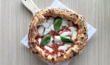 La pizza Margherita Super Dop di Sergio Russo alla Verace Elettrica di Milazzo (Messina)
