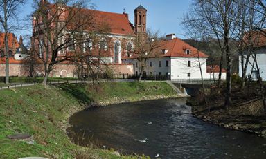 La Vilnia è il fiume che attraversa e dà il nome alla capitale della Lituania