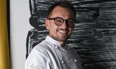 Federico Sgorbini, chef di Lino (Pavia), a Identità Golose Milano lunedì 20 giugno. Per prenotazioni, clicca qui (le foto sono di Benedetta Bassanelli)
