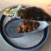 The following dish, off the menu, is again from Canella: horse mussel ragout, rare specimen of which 30 arrive at 'Noma each week
