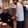 Giorgio Armani è stato un ospite a sorpresa per il menu di Carlo Cracco