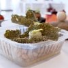 Cialda di alga nori con baccalà mantecato
