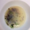 Mauro Uliassi, Uliassi, Senigallia (Ancona)

Welcome to the sea. A hot broth of clam water, with squid liver, seaweed juice and plankton
