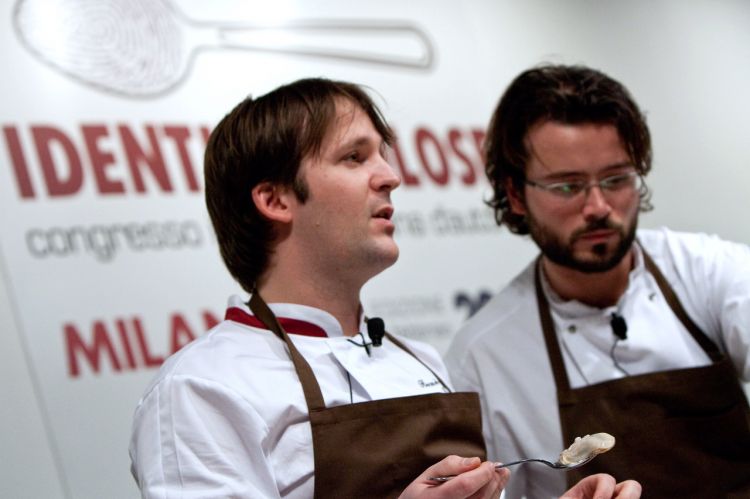 2009 - René Redzepi with a young Christian Puglisi
