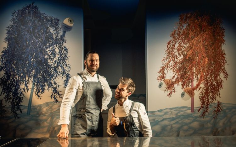 Mikael Svensson e Lorenzo Cogo. Tutte le foto della serata INfusion sono di Luca Zizioli